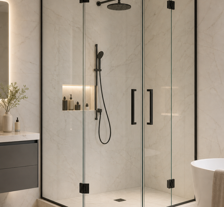 Custom shower door solutions