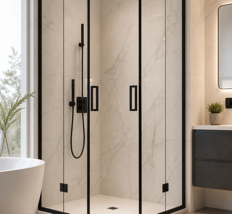 Framed shower doors