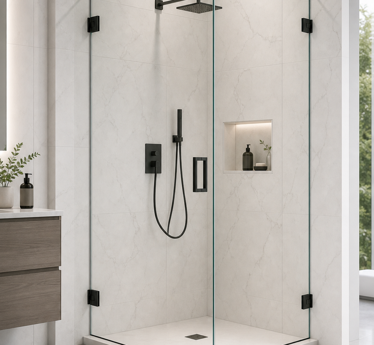 Frameless shower doors